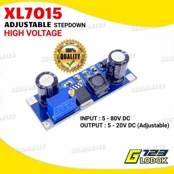 XL7015 Step Down DC DC Wide High Voltage Adjustable Penurun Tegangan