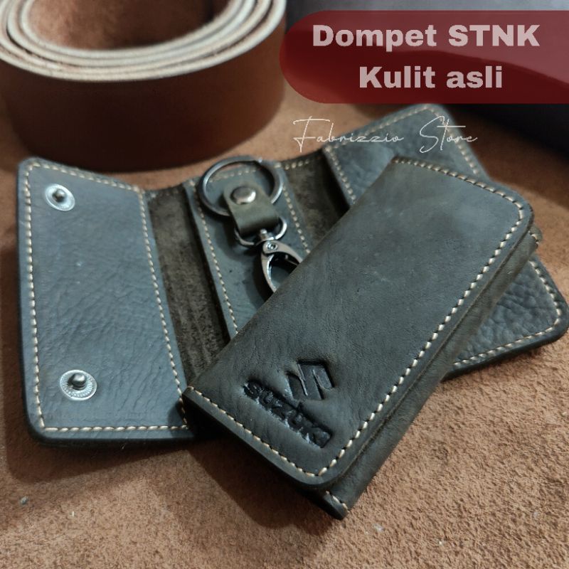 dompet stnk Suzuki kulit asli/ gantungan kunci mobil