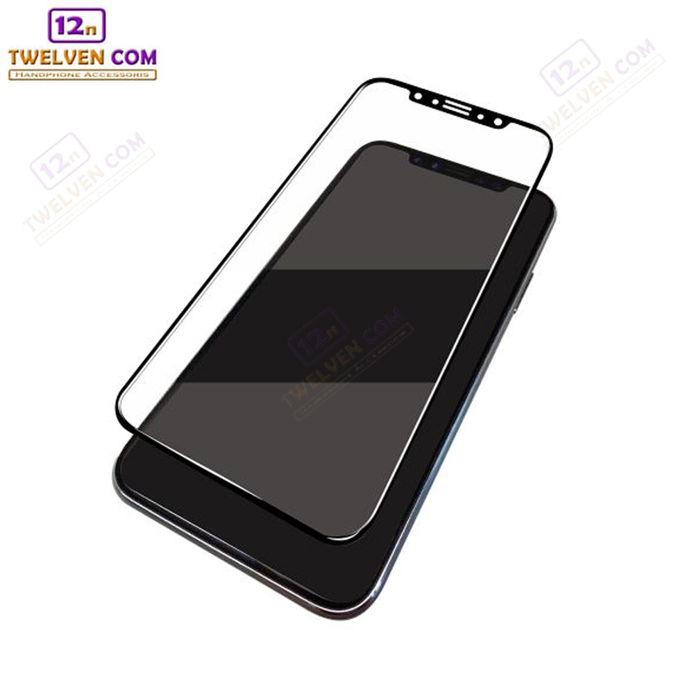 zenBlade 5D Full Cover Tempered Glass Apple iPhone X - Hitam