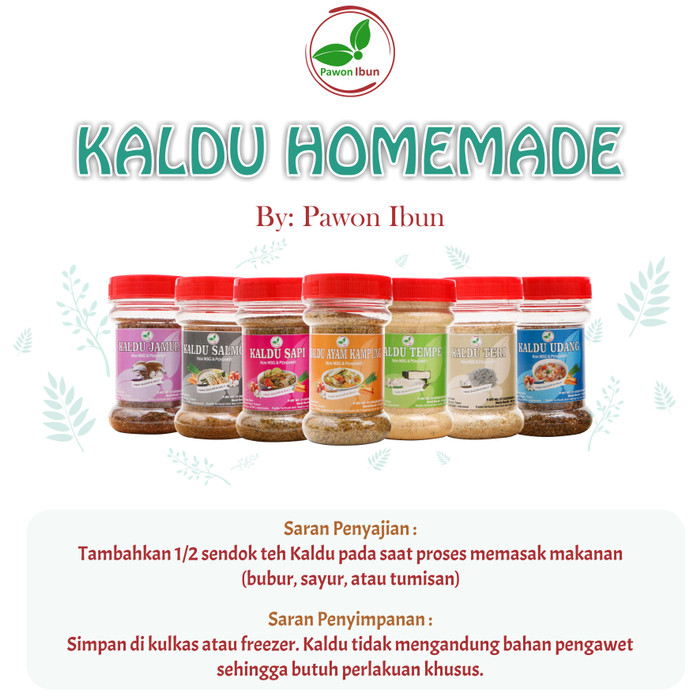 

Ready- Kaldu Mpasi Pawon Ibun Non Msg-Gula-Garam (Ayam, Salmon, Sapi, Tempe) - Ayam Kampung