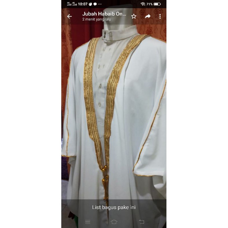jubah luaran habaib bisth imam ustad arab jas bisa request wrn