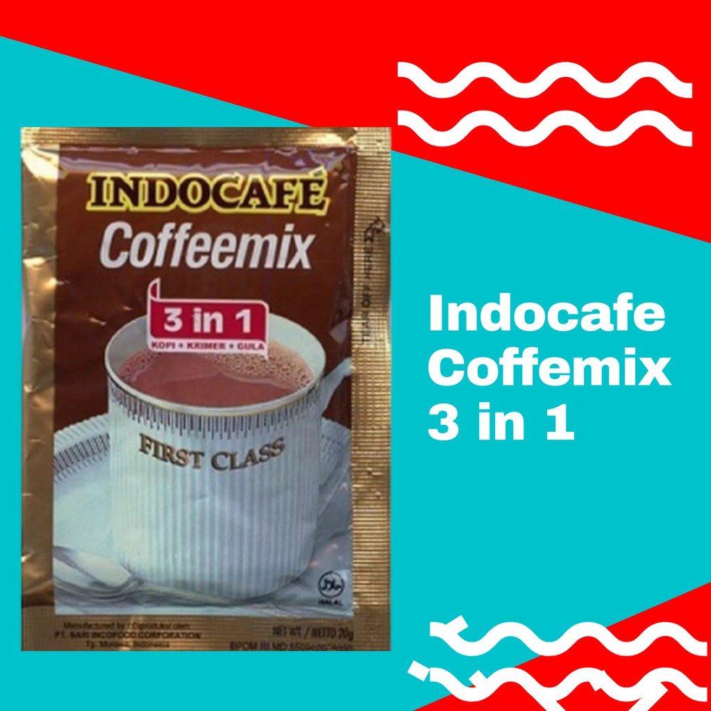 

Kopi Indocafe Coffeemix 3 in 1 Kemasan Sachet Ukuran 20 Gram Toko Sembako Petogogan