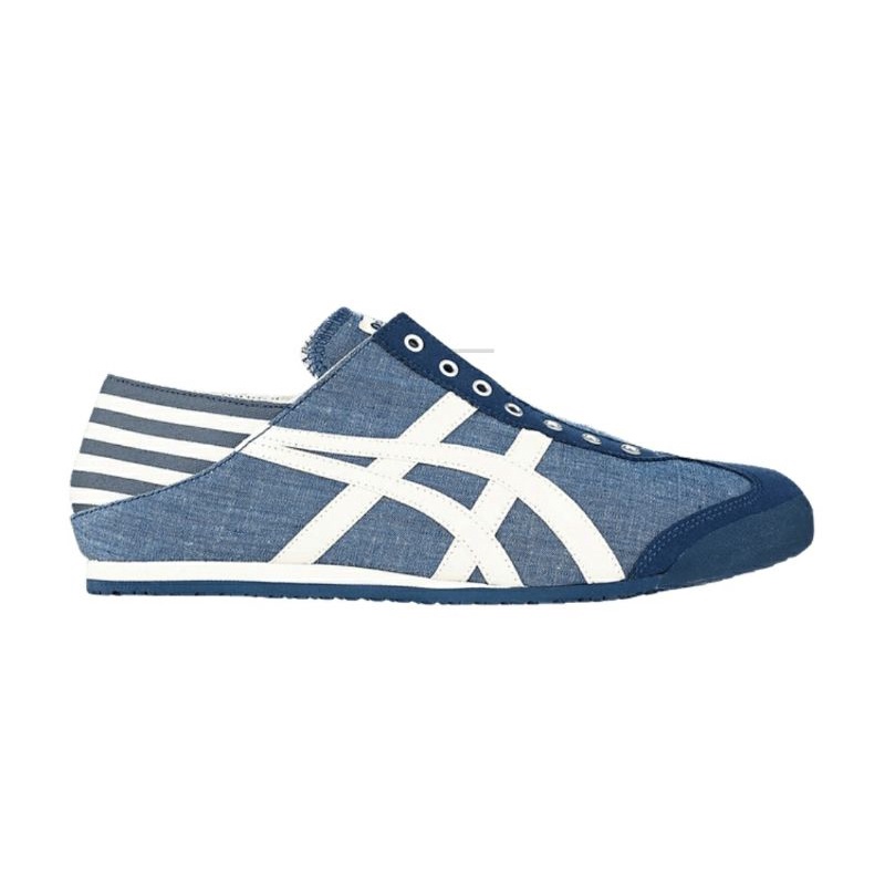 Onitsuka Tiger Mexico 66 Slip On Paraty Blue Jeans ORIGINAL Material