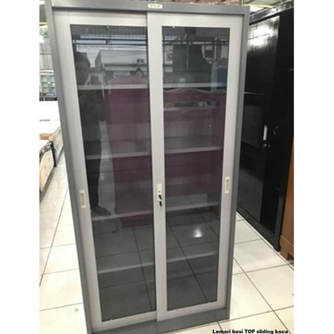 

[[COD]] LEMARI ARSIP BESI PINTU KACA SLIDING MERK TOP / DATASCRIPT / CBLTN TERBATAS Kode 83