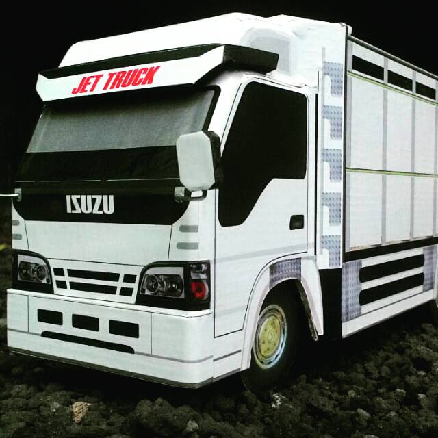 Gambar Pola Miniatur Truk Dari Triplek - retorika