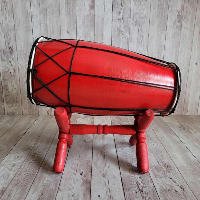 Mainan Tradisional Anak Kecil Kendang Gendang Jawa Jaranan Motif Unik Original Bergaransi