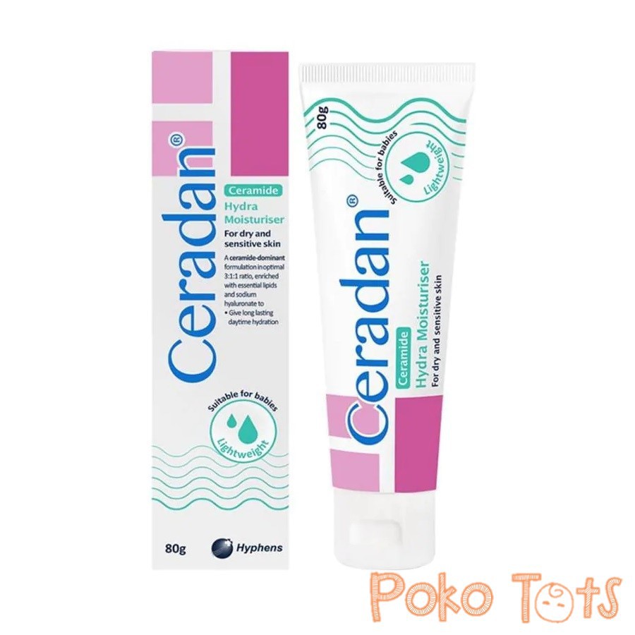 Ceradan Hydra 30 &amp; 80gr Hydrating Moisturiser Enriched with Ceramide Krim Pelembab Kulit