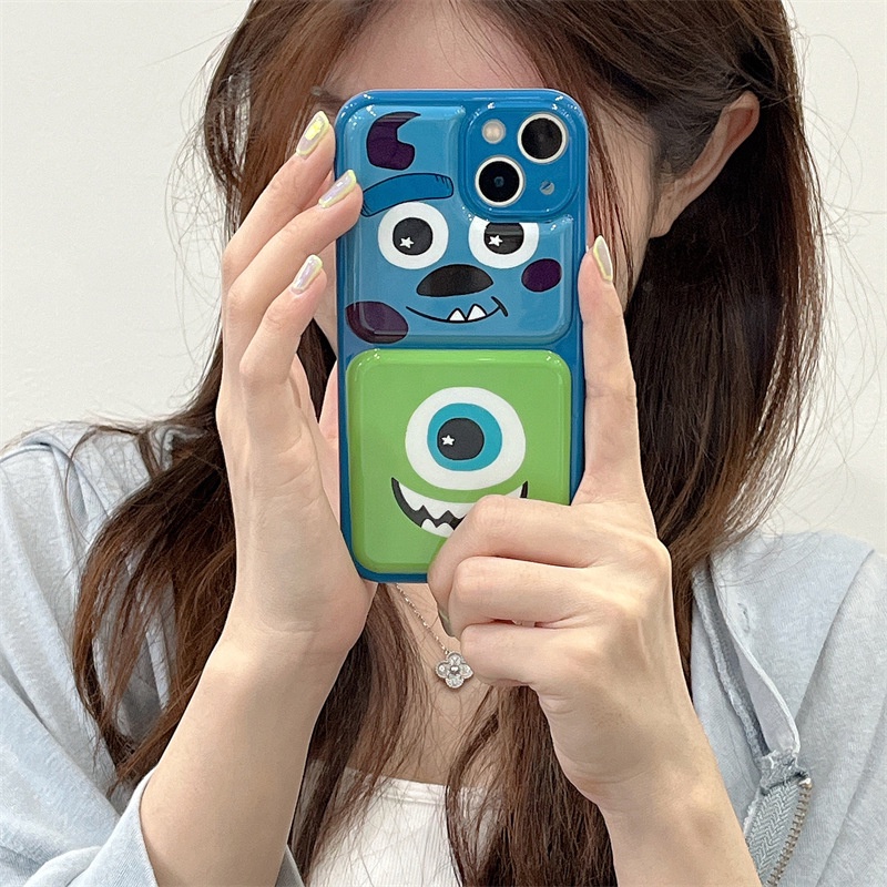 Softcase Silikon iPhone Motif Monster Lotso Soft Case Pelindung Lensa Kamera Casing iPhone