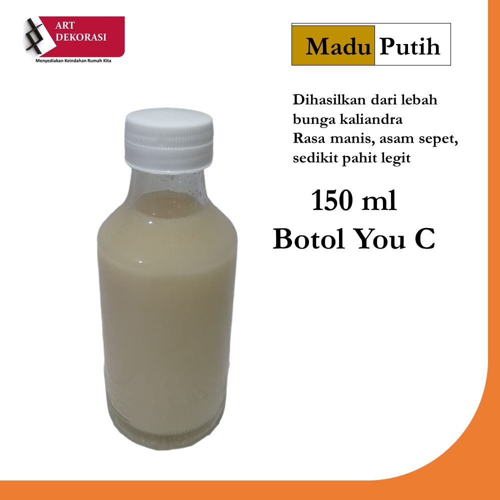 

madu putih murni bunga kaliandra asli 150 ml madu hutan 100% kental memperbaiki sel darah putih