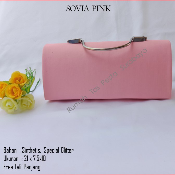 Tas Kekinian,Tas Satin,Tas Clutch,SOVIA PINK