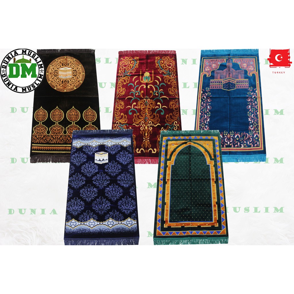 [ COD ] BAYAR DI TEMPAT SAJADAH MURAH KUALITAS SUPER UKURAN 70X110 MADE IN TURKEY