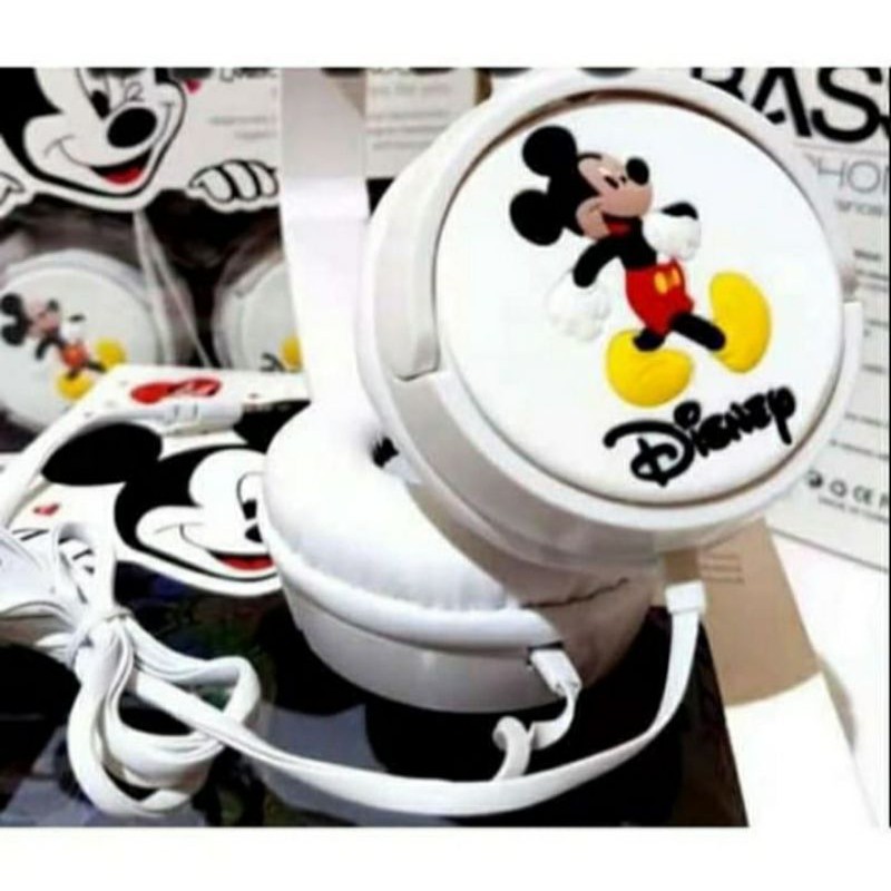 WK HEADPHONE ANAK HEADPHONE MINIONS MICKEY MINNE HELLOKITTY