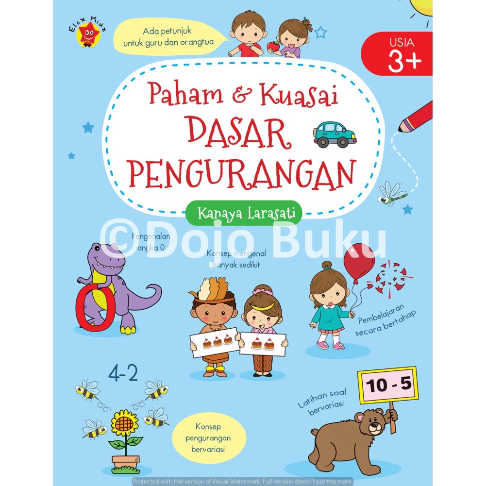 Buku Seri Paham dan Kuasai Dasar Pengurangan &amp; Penjumlahan by Kanaya Larasati