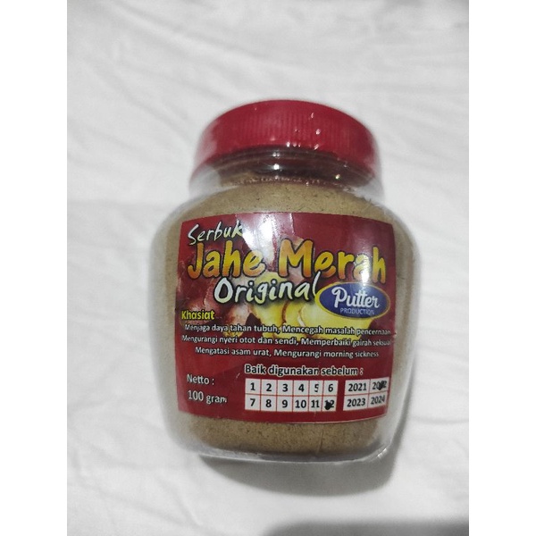

Serbuk Jahe Merah Original