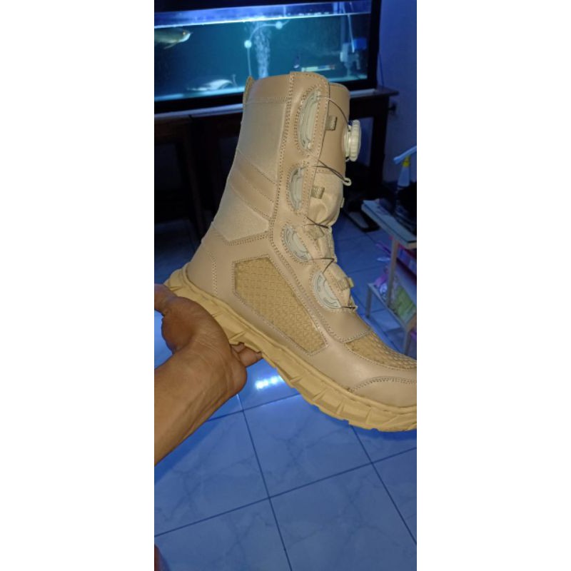 SEPATU PDL KULIT GURUN TALI PUTAR trav REFLIKA