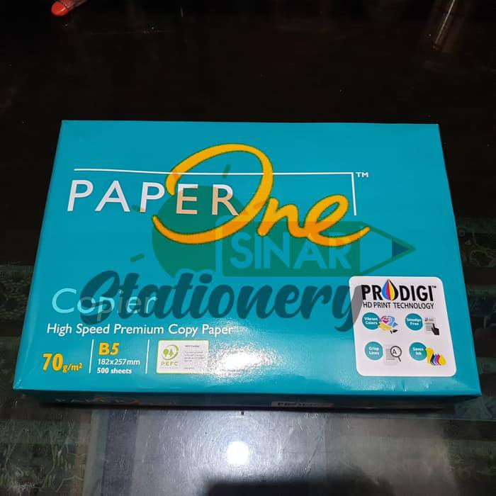 

Kertas / Kertas Hvs B5 70Gr Merk Paperone