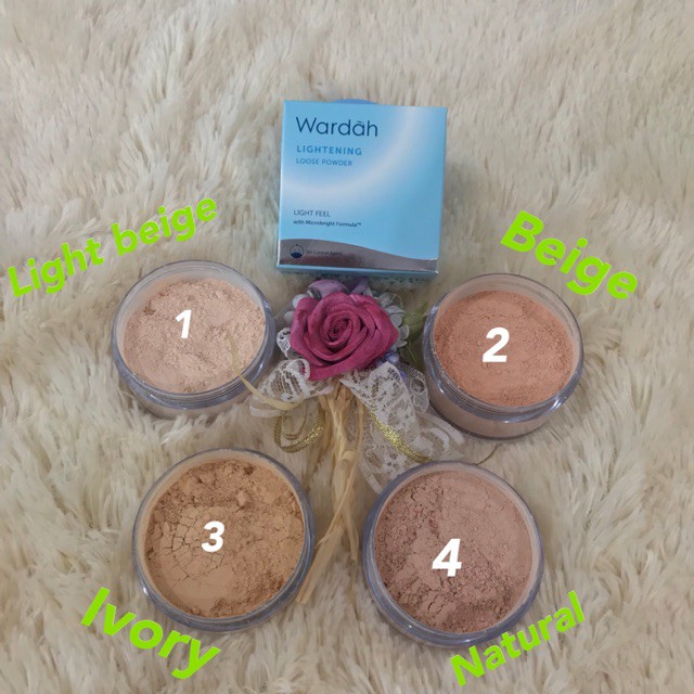 (BISA COD) Wardah Lightening Matte Powder - Bedak Tabur