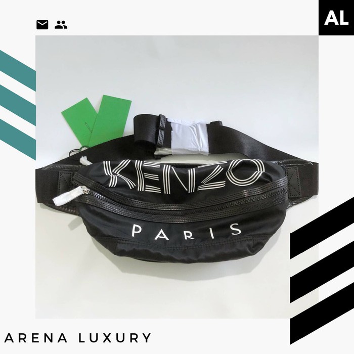 Kenzo Logo Bumbag Black RESTOCK

