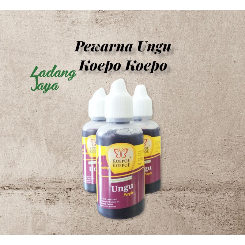 

Pewarna Makanan Ungu Koepoe Koepoe 30 ml