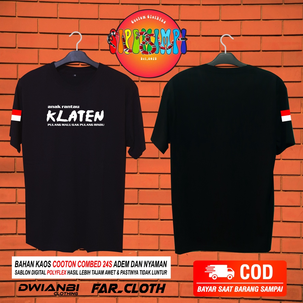 BAJU KAOS RANTAU KLATEN//DISTRO PREMIUM