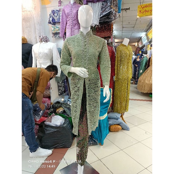 READY KEBAYA BROKAT IBU BESAN MIX PAYET/IBU BESAN MODERN/IBU BESAN TERBARU/TERLARIS