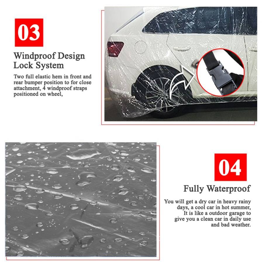 Body Cover Mobil Plastik TEBAL HRV 2022 WATERPROOF