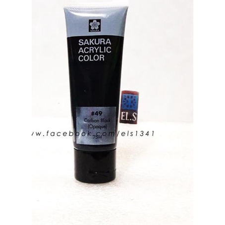 

Sakura Acrylic Paint Carbon Black ( Cat Acrylic )