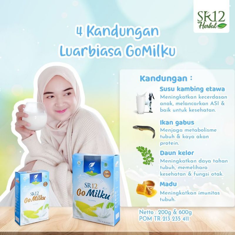 

GO MILKU SR12 SUSU KAMBING ETAWA