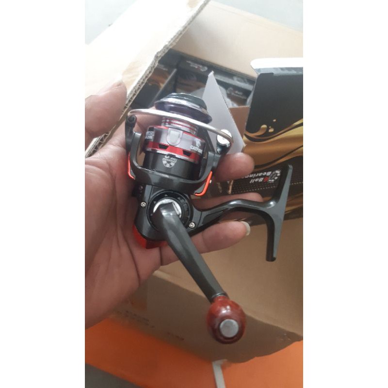 Reel pancing mini iza murah spool alumunium