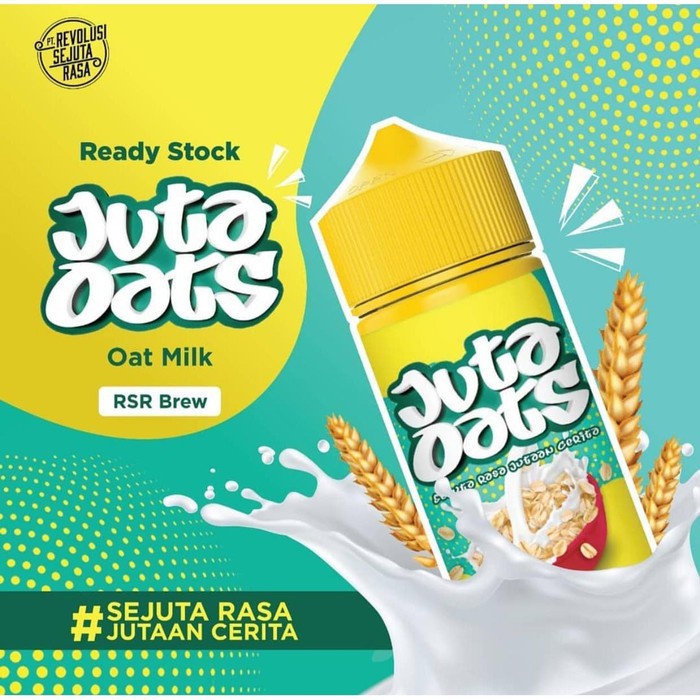 LIQUID JUTA OATS OAT MILK 3MG / 7MG LIQUID VAPE AUTHENTIC