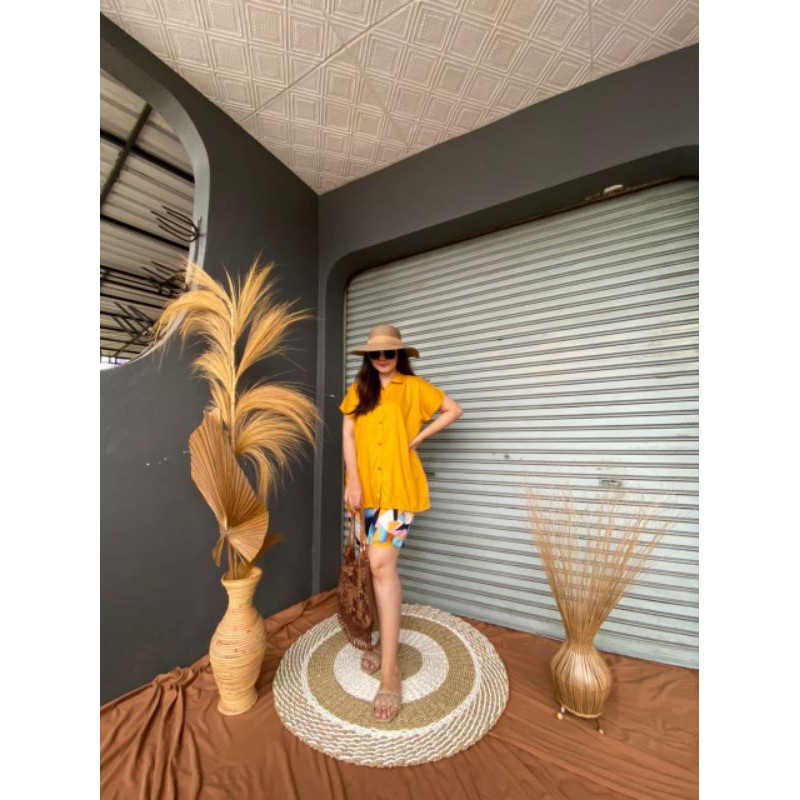 SETELAN CELANA PENDEK/SETELAN KATUN/ RAYON/LEMBUT/LENGAN PENDEK