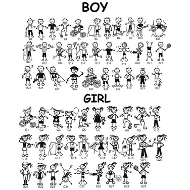 Stiker Keluarga Bahagia Mobil Happy Family Color Keren Berkualitas Karakter Shopee Indonesia