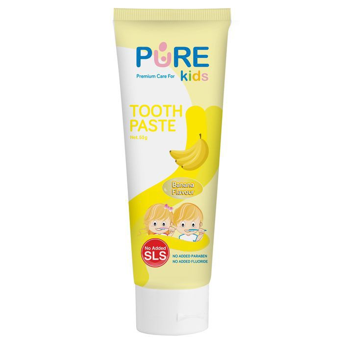 [PURE ODOL] Pure Kids Pasta Gigi Tooth Paste - Toothpaste Odol Strawberry / Banana 50gr