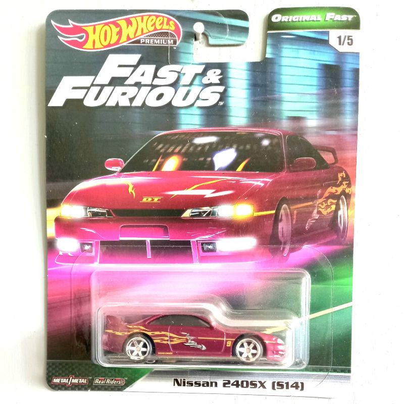 Hot Wheels NISSAN 240SX S14 Fast and Furious bukan civic datsun
