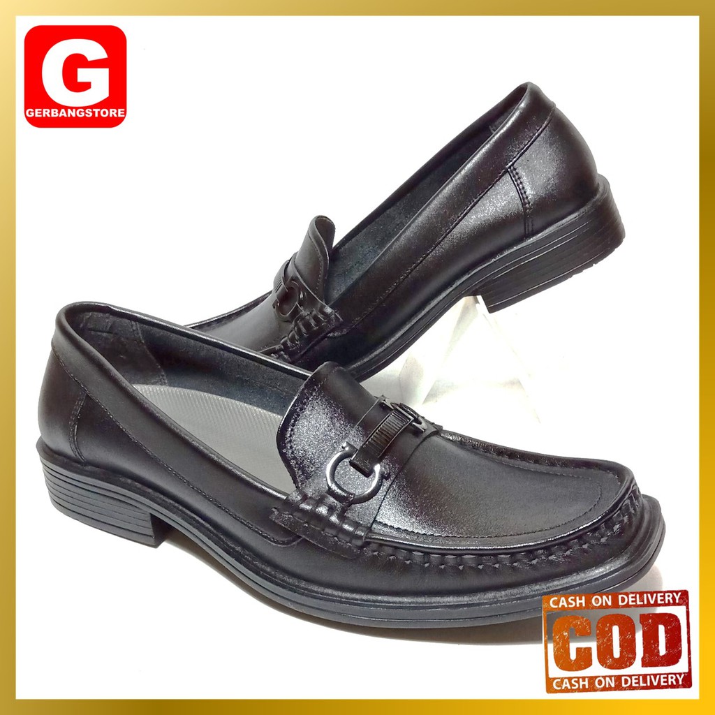 SEPATU KANTOR KULIT ASLI 100% [ JBL 35 ] PANTOFEL PRIA DINAS FORMAL