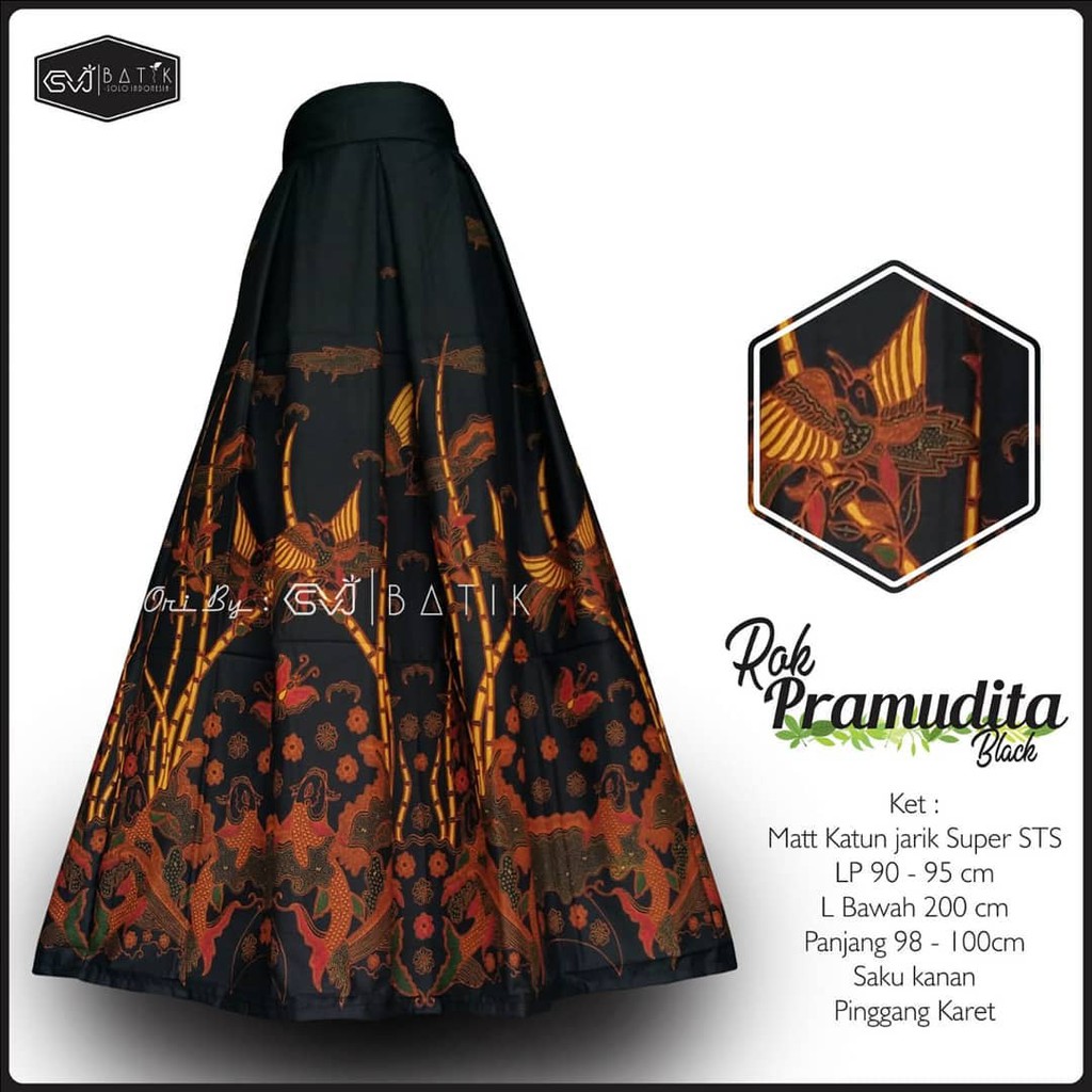 Rok Batik original Pekalongan garansi harga termurah Rok Batik Modern klok Bawahan Batik Ori By SVJ-rok Pramudita