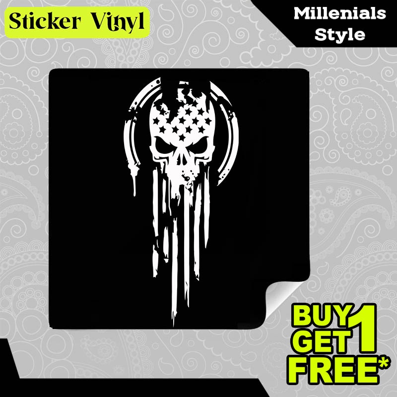 

Stiker Sticker American Warrior Flag Skull Military Gambar Unik Desain Keren dan Kekinian Aesthetic Bahan Vinyl Satuan Anti Air