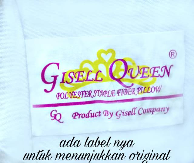 1 Set Gisell Queen Bantal Dan Guling Hotel Besar Empuk Panjang Lembut Mewah Tebal