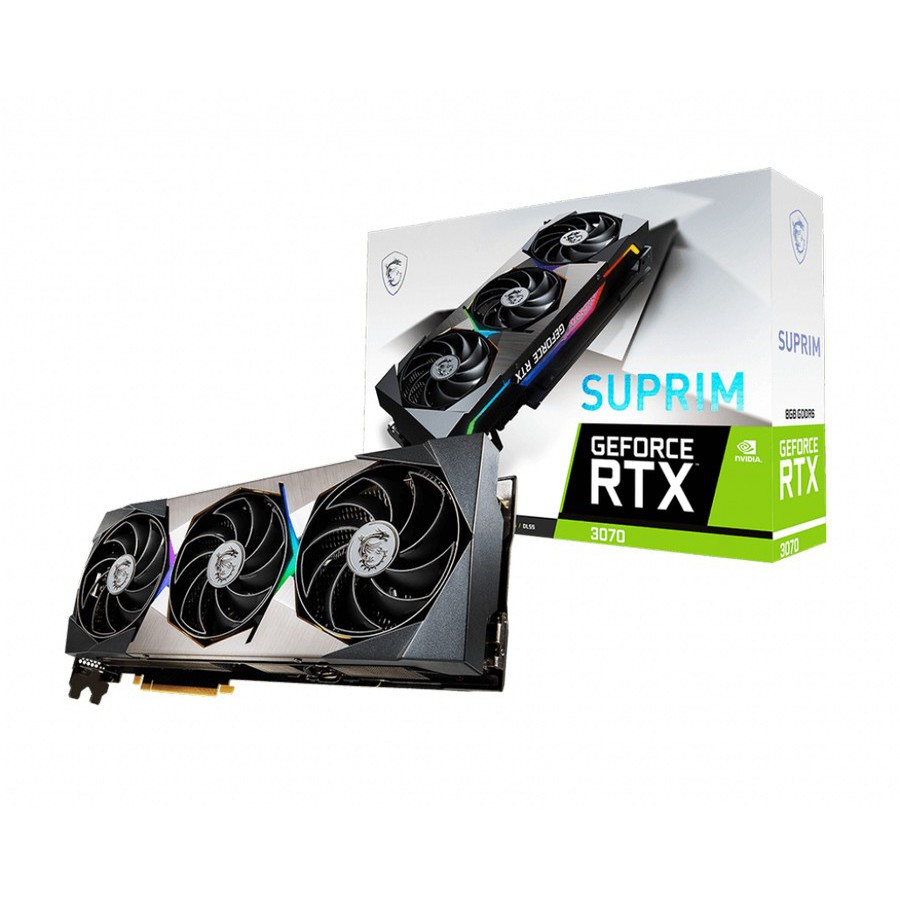 VGA MSI RTX 3070 Suprim 8GB - MSI Geforce RTX 3070 8GB Suprim  -  MSI RTX3070 Suprim 8GB