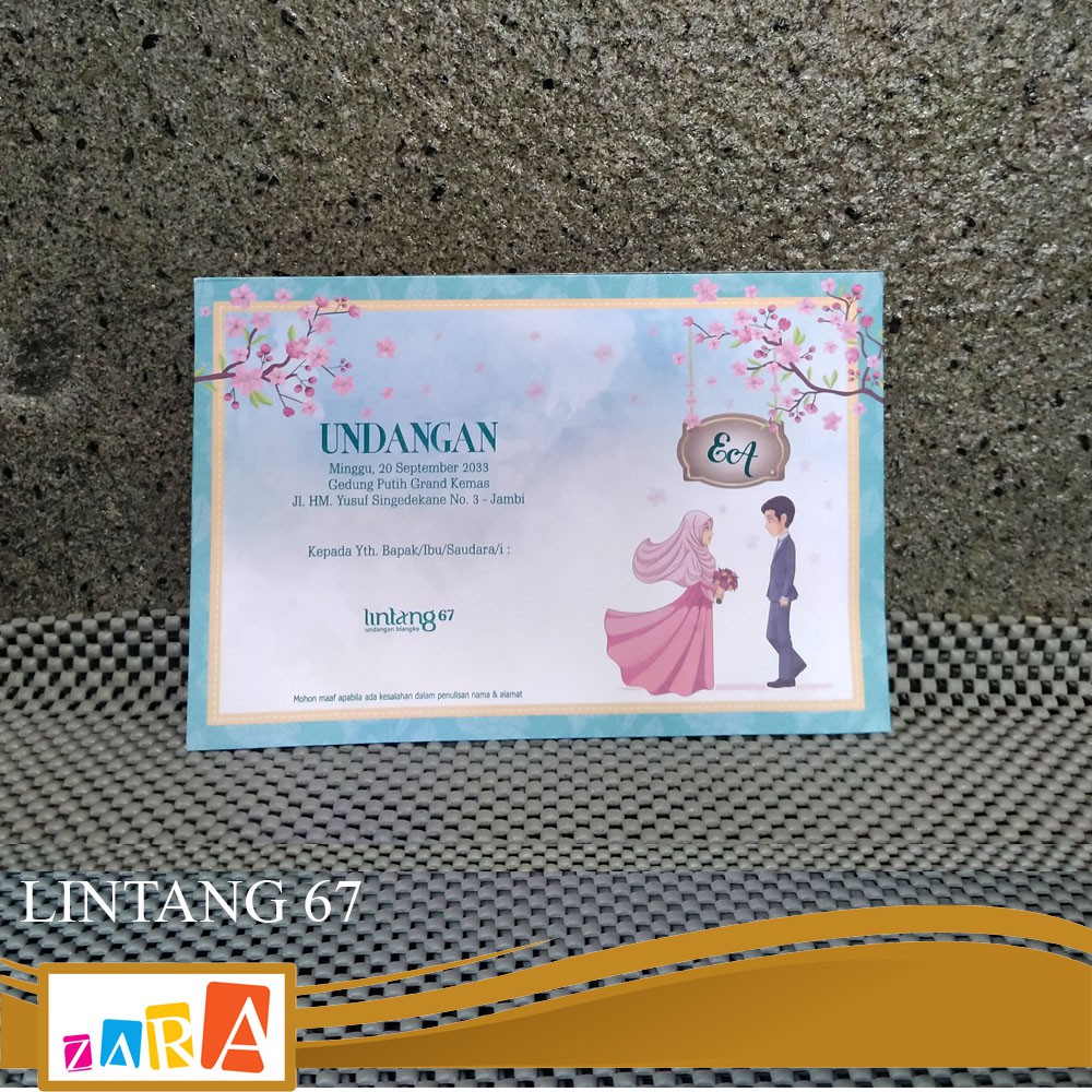 Stop Produksi Blangko Undangan Lintang 67 Harga Murah