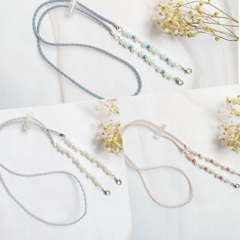 Strap masker / Kalung Masker/ Kalung masker 2in1 Strap masker hijab / Strap masker hijab 2in1 / Stra