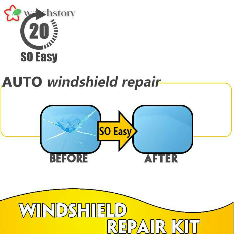 Lem Kaca Mobil Retak Windshield Repair Kit Original Import