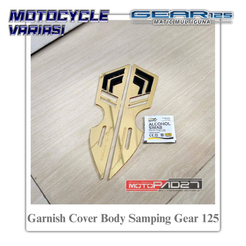 Garnish Body Depan Yamaha Gear 125 Cover Body Samping Yamaha Gear 2022