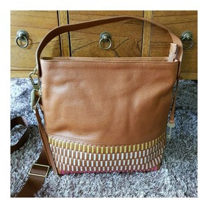 TAS FOSSIL ORIGINAL - FOSSIL MAYA HOBO PINK MULTI