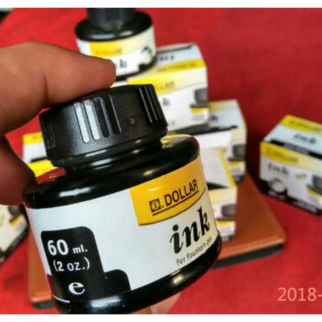 

Tinta Botol Dollar Ink 60ML For Fountain Pen. Tinta Dollar Made in Pakistan Original