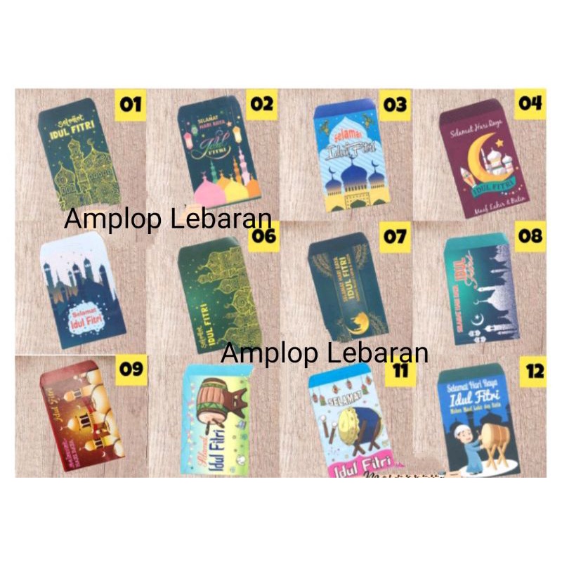 Amplop Lebaran Angpao THR 1 pack isi 10 Grosir Angpau hampers