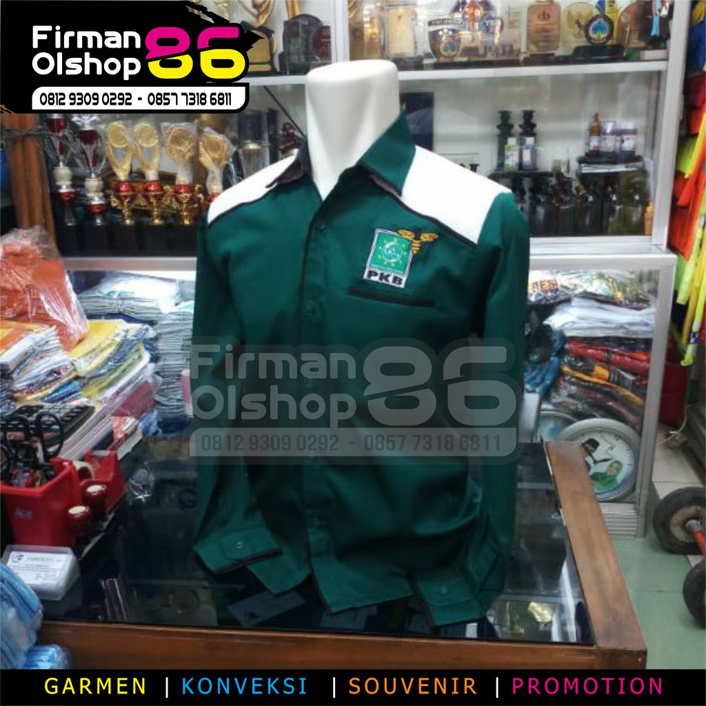 KEMEJA PKB | SERAGAM PKB | KEMEJA PKB LEBAH | KEMEJA PARTAI KEBANGKITAN BANGSA