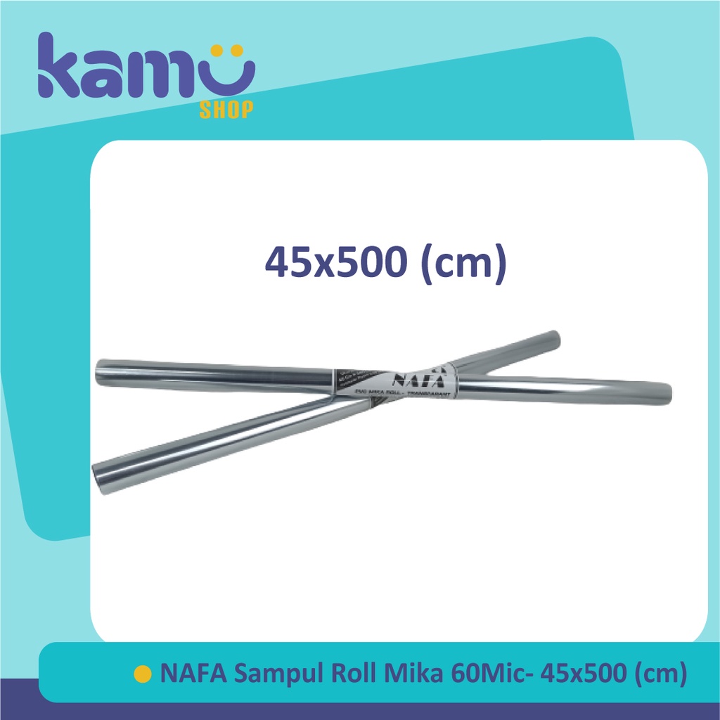 Jual NAFA Sampul Buku Roll Mika 60 Mic - 45x500 ( cm ) | Shopee Indonesia