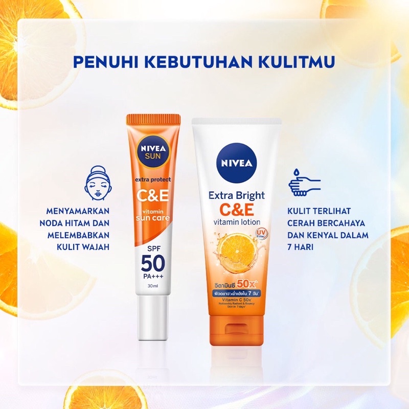 Nivea Extra Bright C&amp;E Vitamin Lotion 180ml