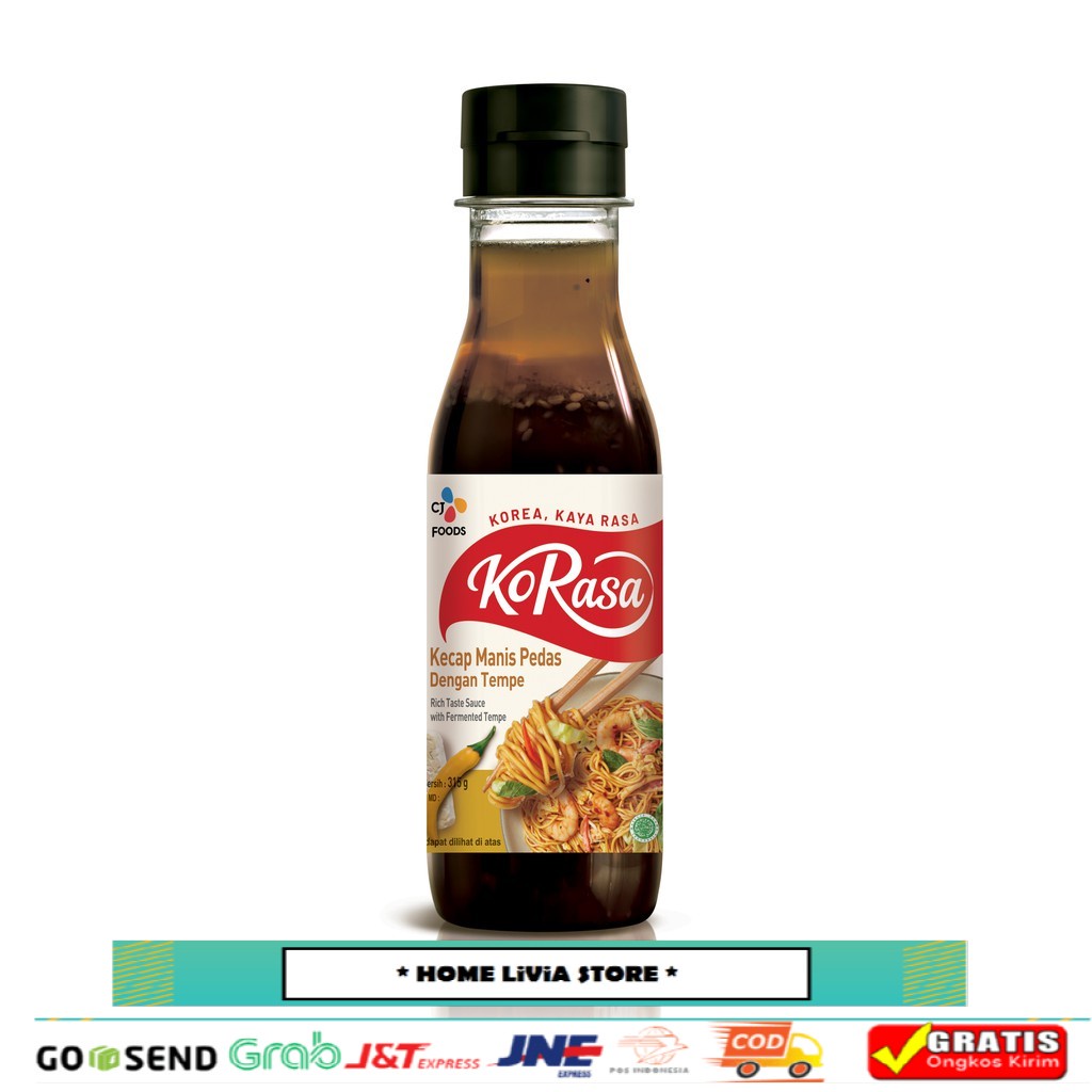 

CJ KORASA Kecap Manis Pedas Asli Dengan Tempe 315 gr